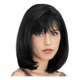 Pelucas Para Mujer Corto Pelo Cabello Natural .