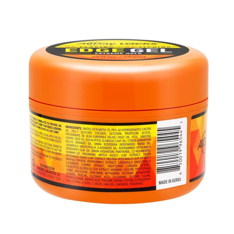 AllDay Locks Edge Gel (10 oz) | Extreme Hold, Moisturizing
