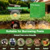 36Pack Mole Repellent - Natural Mole Deterrent for Yard, Garden