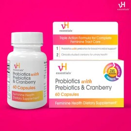 Probioticos Mujer Urinario Intestinal Vaginal 60 Caps Eg P50 Sabor Baya