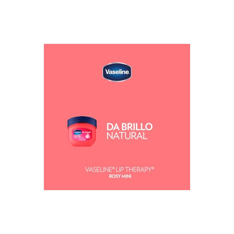 Vaseline - Lip Care Rosy Mini Tarro 7g, Rosa