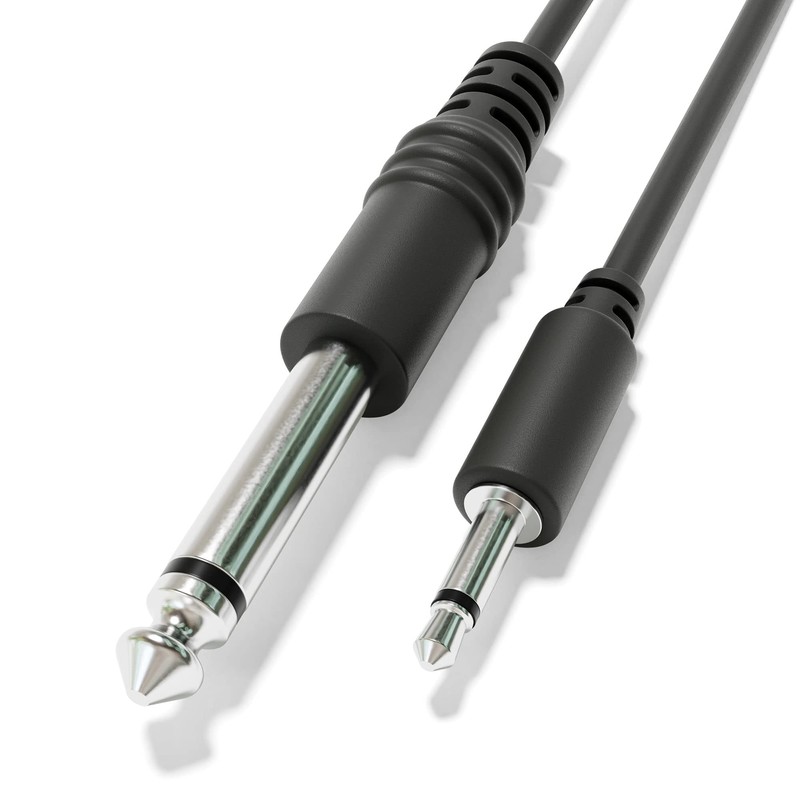ExcelValley - 1-Pack - Mono Patch Cables - TS 3.5mm