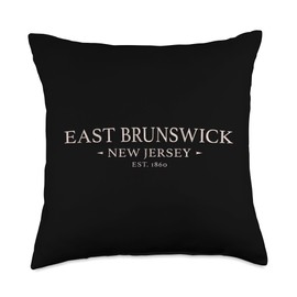 East Brunswick New Jersey - Simple East Brunswick NJ Throw Pillow