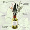 Flora Lab Reed Diffuser Set with Sticks and Real Dried