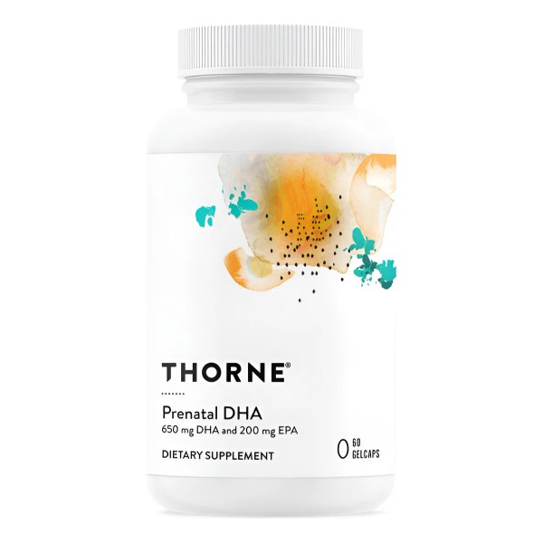 Thorne Prenatal Dha (omega-3) 60 Cápsulas Sin Sabor