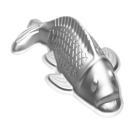 Alipis Steamed Bakeware Birthday Mould Dessert Pan Baking DIY Tin Easter Fondant Carp Alloy Shape Favor Taiyaki Aluminum Wedding Multifunctional Party Chocolate Non- Animal Fish L Large
