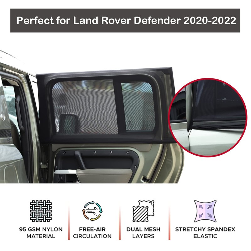LLKUANG 100% Protection from Bugs Compatible with Land Rover Defender
