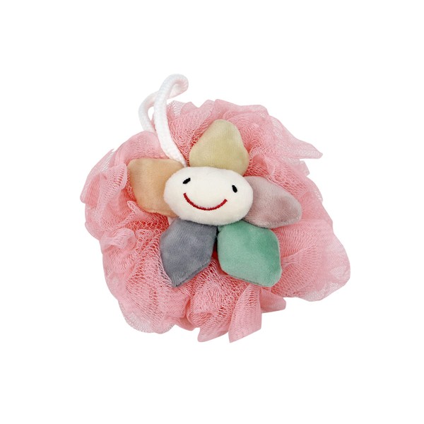 Cute Bath Shower Sponge Kids Adults Loofah Bath Pouf Mesh