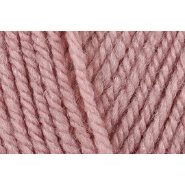Cygnet Aran 100% Acrylic Crochet Yarn Classic Shades Knitting Wool for Kid's Garments, Ladies Knitwear Mens Jumpers Knitting - 100g Ball - Blush 275 - Single (1 Ball)