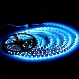 QUAYUB Bright Blue 12V 5M 2835 Waterproof SMD 300 LED Flexible Strip light 1x USA