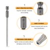 sourcing map TT15 Security Torx Head Screwdriver Bit 4.33" (110mm)