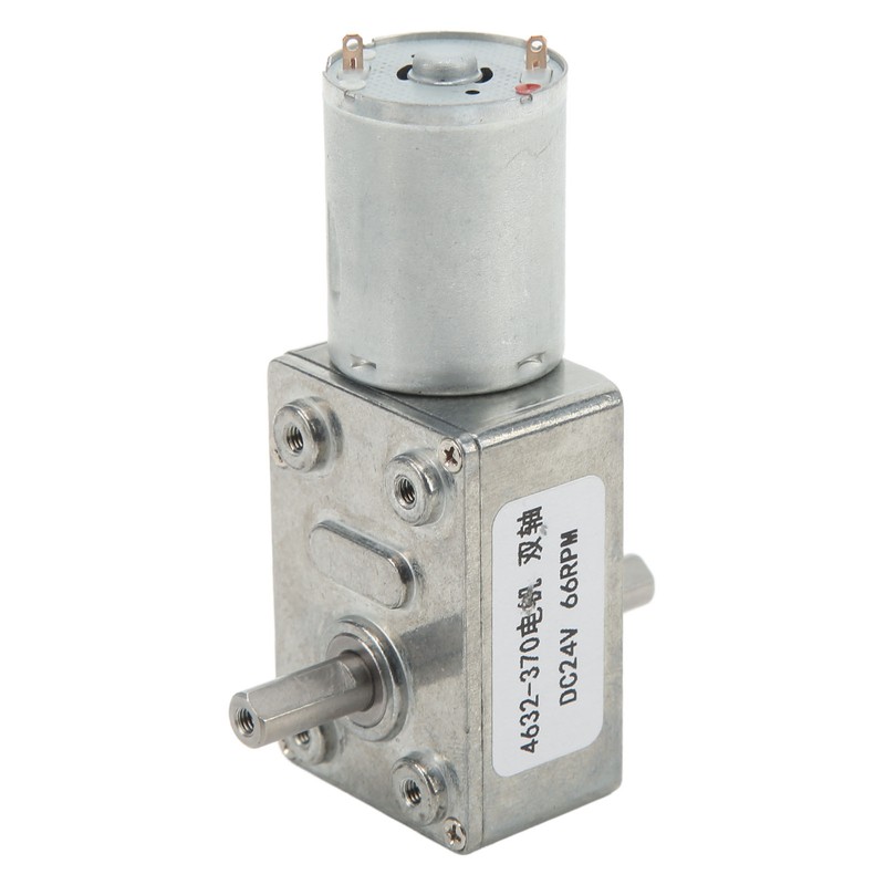 DC24V Double Shaft Worm Gear Motor 4632‑370 High Accuracy Speed