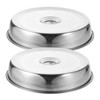 ULTECHNOVO 2Pcs Steak Cover Sturdy Food Protective Lid for Indoor