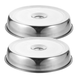 ULTECHNOVO 2Pcs Steak Cover Sturdy Food Protective Lid for Indoor and Outdoor Cooking for Grilling Bbq and Melting Cheese