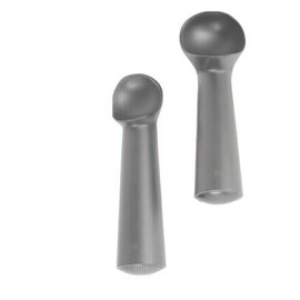 1 Piece Cast Aluminum Non-Sticky Ice Cream Dippers Scoops 3 OZ with Black Finish SLTHDP112 Yellow by TH