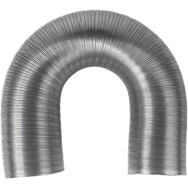 Vent Systems Ø80 mm - 1.5 m / Ø3" - 5ft Round Flexible Aluminium Hose Pipe – Heavy Duty Air Duct Tube for Heating, Cooling, HVAC System, Air Conditioning, Dryer Vents, Exhaust and Ventilation