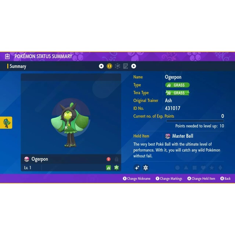 Pokémon Shiny Ogerpon 6 ivs Shiny Hunting | Pokémon Scarlet