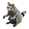 Fridolin 3D Paper Model - Raccoon