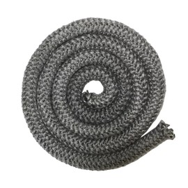 Wood Stove Door Gasket, 3/4" Wood Stove Gasket Rope, Heat Resistance Fiberglass Gasket Replacement for Wood Stoves and Fireplaces, Grey Color, 72" Long