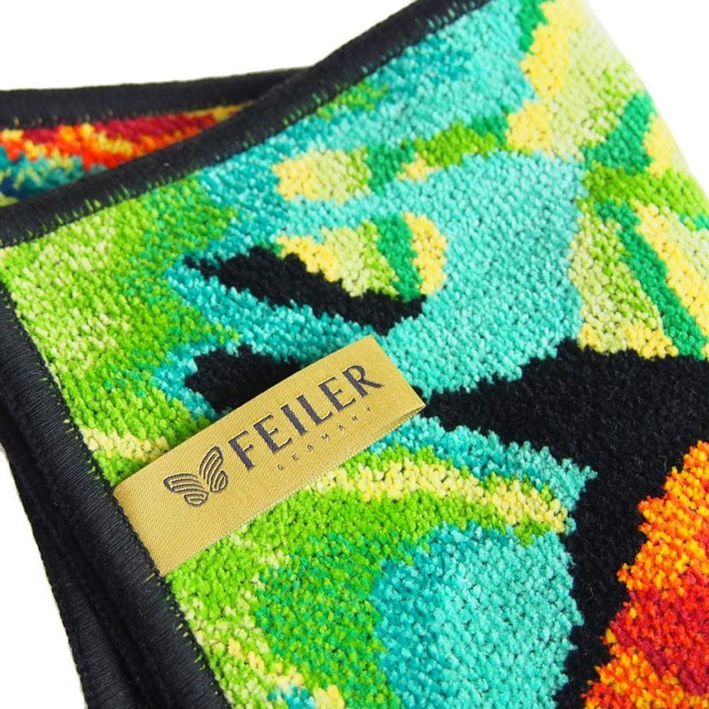 Faylor Hand Towel, Black, 11.8 x 11.8 inches (30 x