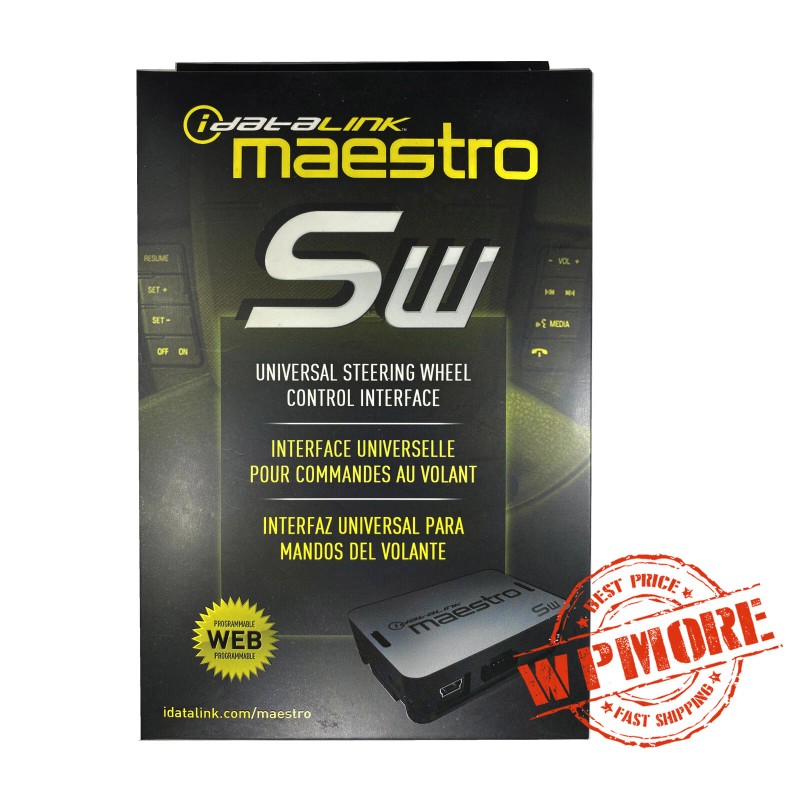 iDatalink Maestro SW ADS-MSW Universal Steering Wheel Control Interface Adapter