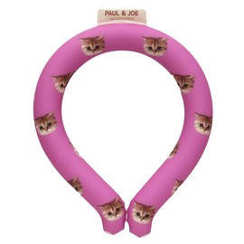 Pole & Joe 001212-0004-01 Neck Cooler, Naturally Freezes Under 84°F (28°C), Neck Ring, Cooling, Heat Stroke Prevention, Adults & Kids (Pink, M)