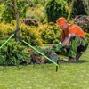 Sarini Heavy Duty Tree Stakes Kit,3 Metal Stakes,3 Tree Straps,10m