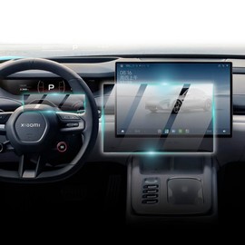 IPG ProActive for Xiaomi 2024 Mi SU7 16.1 Inch Navigation + 7.1 Inch Dashboard Display 9H Hardness Screen Protector Smooth Glass Touch Ultra Responsive High Clarity Anti Scratch Smudge & Shock Proof Nano Technology for Su7