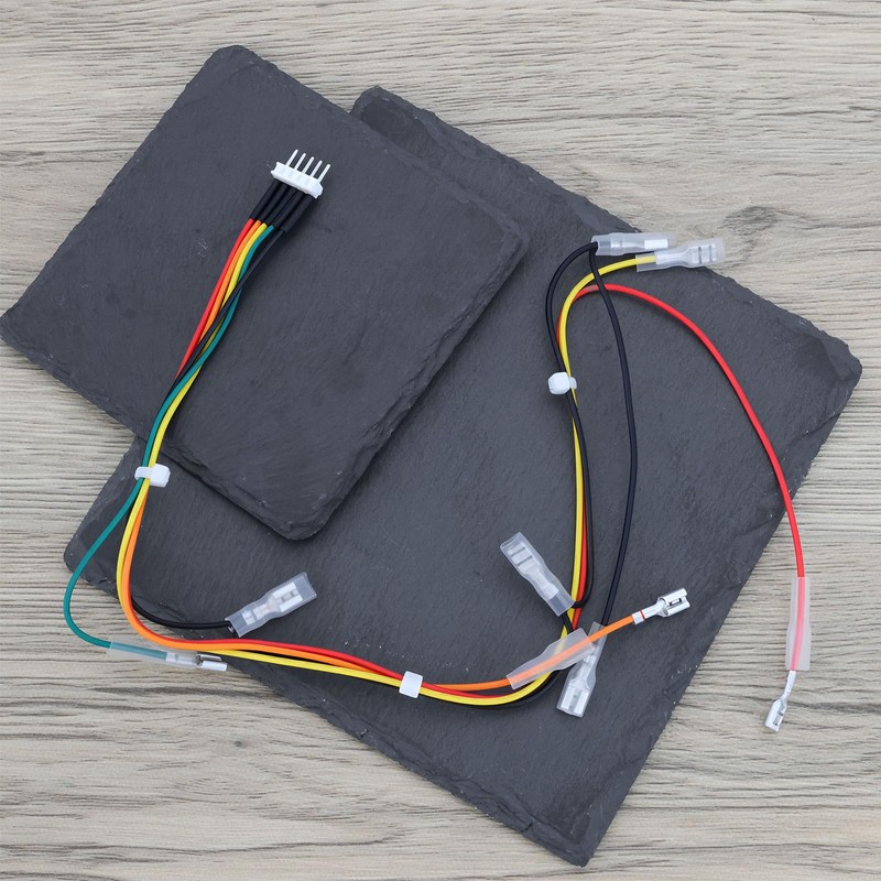 Micro Traders 2Pcs Arcade 0.187inch Microswitch Terminals 8pin/2pin to 5pin