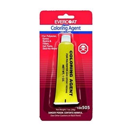 FIBRE GLASS-EVERCOAT CO Color Agent(1 Oz.), Sunset Yellow