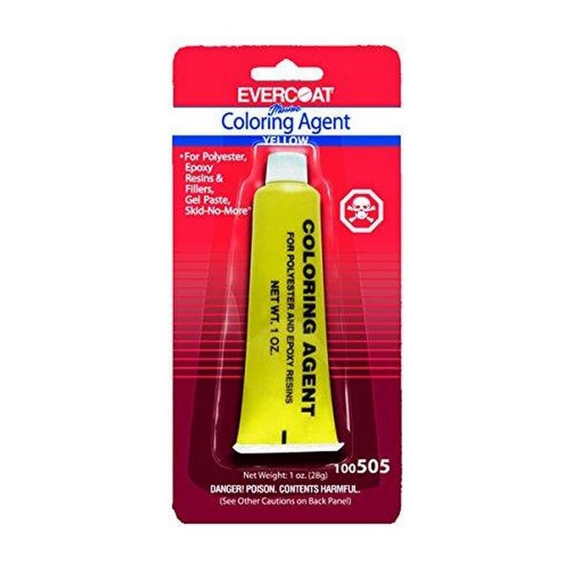 FIBRE GLASS-EVERCOAT CO Color Agent(1 Oz.), Sunset Yellow