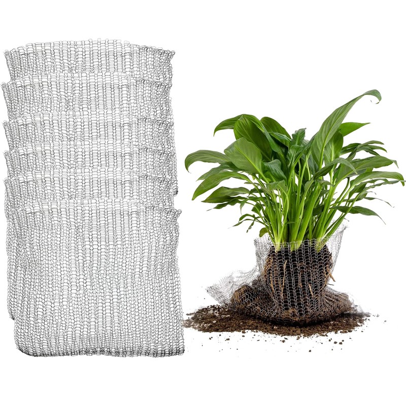 Plant Root Guard Baskets - 6 Pcs Stainless Steel Wire