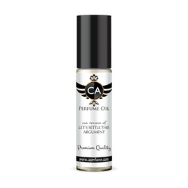 CA Perfume Impression of Let's Settle This Argument Fragrance Oil Amber Vanilla Scent Perfumes for Women & Men Travel Size TSA Ready Mini Parfum Body Oil Roll-on 0.33 Fl Oz 10ml