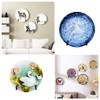 Mocoum 4 Pack Wall Mount Plate Display Stands, Medium Wall