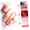 Gatuida 12Sheets Heart Shaped Acrylic Rhinestones Stickers for Face Makeup