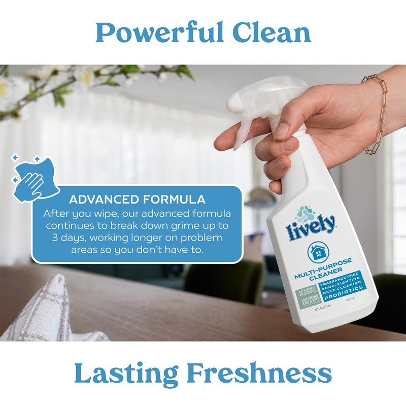 Lively Home Cleaning & Stain Removal Bundle – Multi-Purpose Cleaner