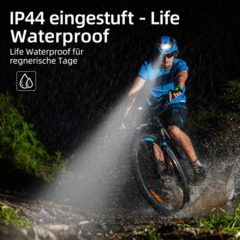 SuperFire Intelligent Headlamp with Gesture Control, 120 lm Bright LED