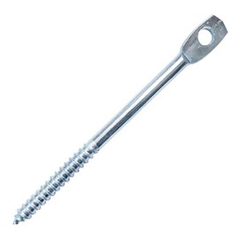 MEGAFastener FWTO Zinc Plated 4" Eye Lag Wood Screw (Qty 100)