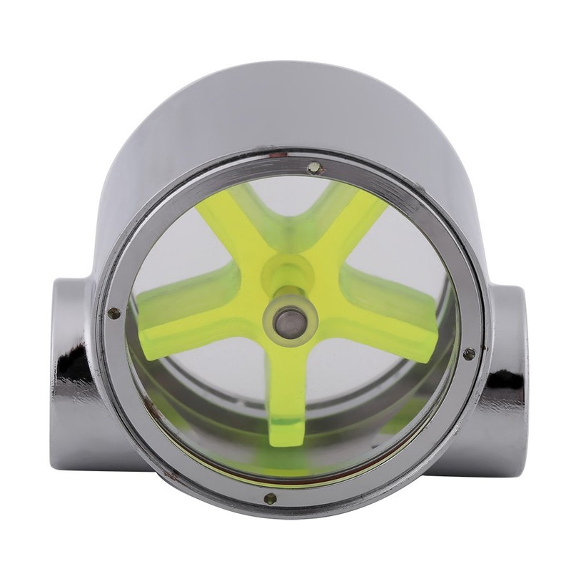 G1/4 Cooling Meter Sensor Metal Indicator with 5 Impeller Blades