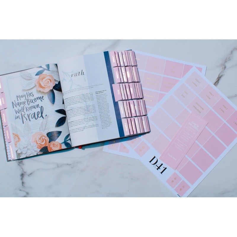 D41 Decorative Bible Tabs for Women (96 Pieces) - Earth