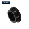sourcing map 2 Pcs Black Plug Holes, Waterproof Rubber Button