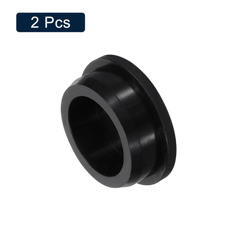 sourcing map 2 Pcs Black Plug Holes, Waterproof Rubber Button