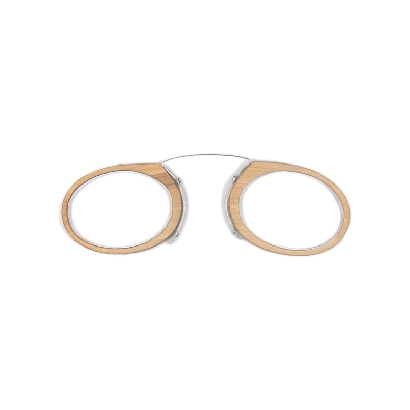 [Henghao] 携帯用 超軽量竹製 老眼鏡 手作りシニアグラス おしゃれ リーディンググラス 専用ケース付 H6037 (竹色,