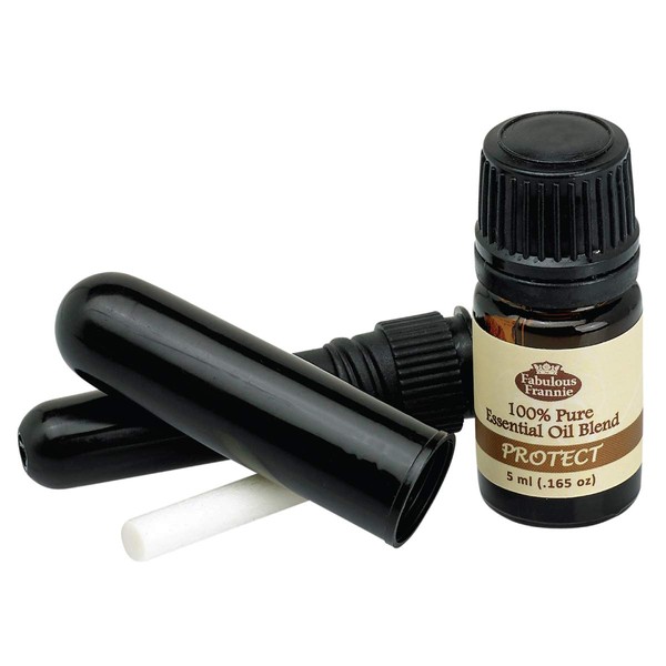 Fabulous Frannie Protect Aromatherapy Essential Oil Nose Inhaler Set made