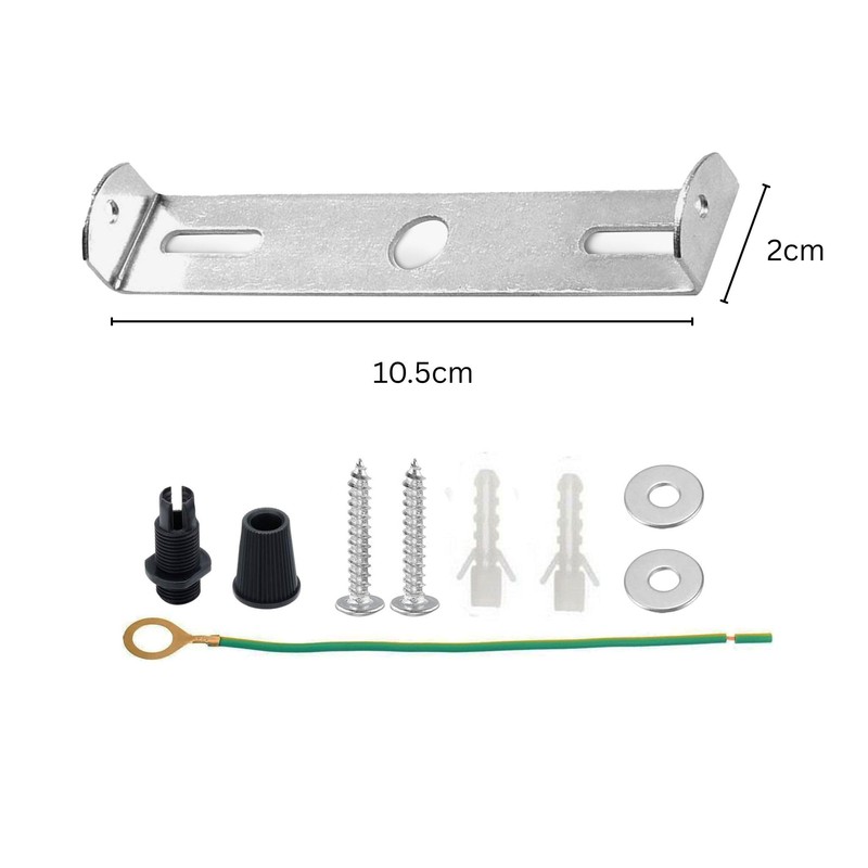 LEDSone 105mm Lighting Fixture Ceiling Plate Bracket Fitting Ceiling Rose