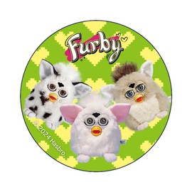 Furby Magikaru Department Store Tin Badge 4
