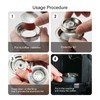 Enforose Coffee Capsule Adapter, Reusable Coffee Pod Converter Stainless Steel