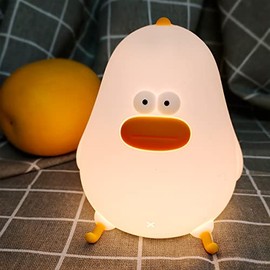 LEDHOLYT Kids Night Light, Cute Silicone Chicke Nursery Lamp for Baby and Toddler,Animal Night Light for Boys and Girls,Squishy Night Light for Bedroom and Kids Room,Kids Gift(Chicke)