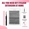 ABONNIE DIY Lash Extension Kit,280 Pcs Cluster lash Extensions Kit,