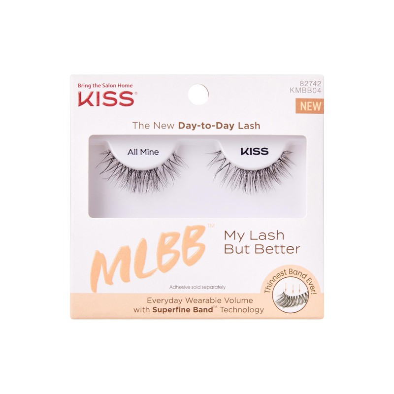 KISS My Lash But Better, False Eyelashes, 'All Mine', 10mm,